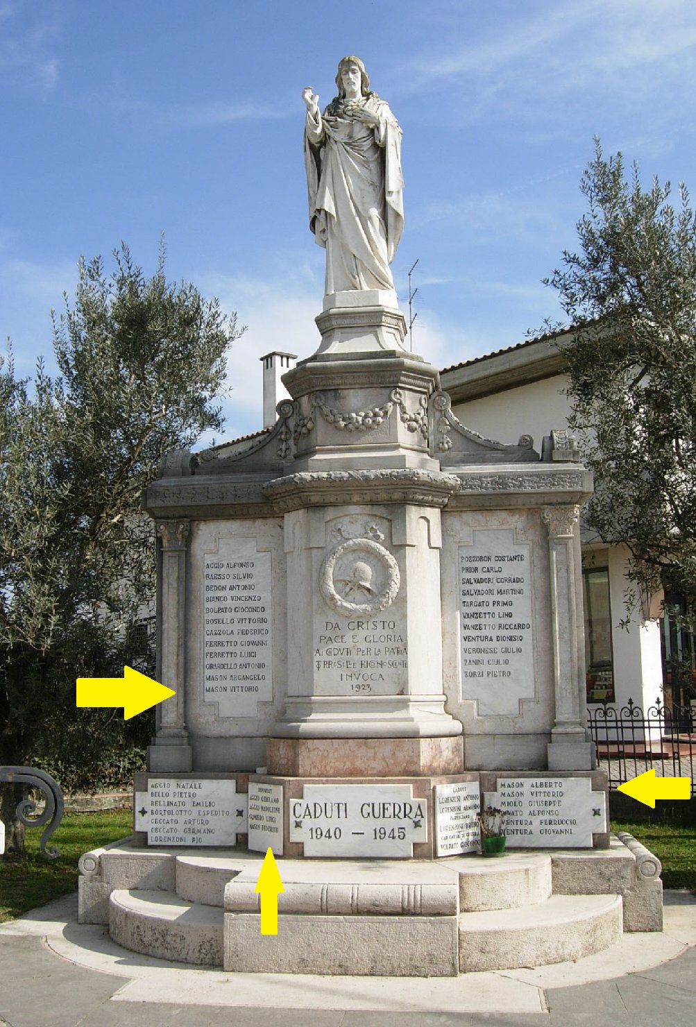 Piombino Dese Monumento caduti 1^ guerra mondiale